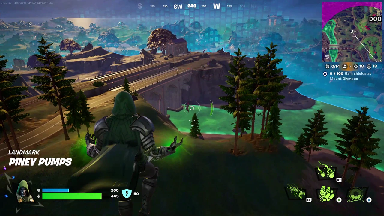 Fortnite gameplay screenshot from IGN — battle royale island combat