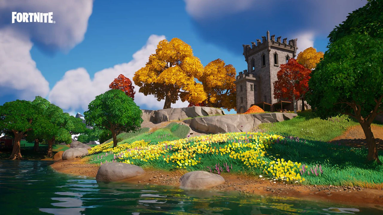 Fortnite Unreal Engine 5 screenshot from IGN — in-game environment